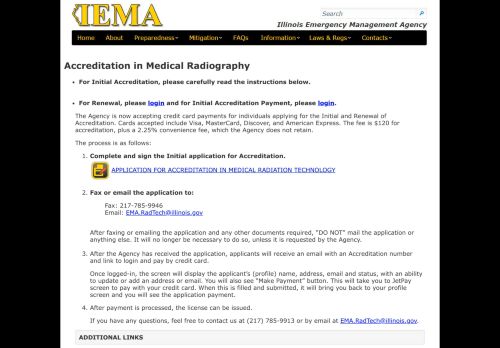 
                            6. IEMA | Division of Nuclear Safety | Medical Tech Login