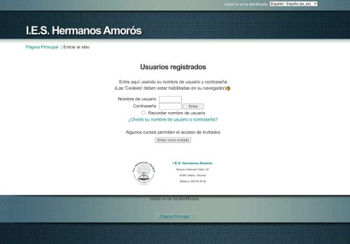 
                            7. I.E.S. Hermanos Amorós: Entrar al sitio