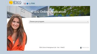 
                            2. IÉSEG Online Application
