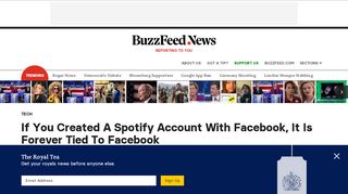 
                            9. If You Created A Spotify Account With Facebook, It Is Forever Tied To ...
