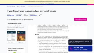 
                            11. If you forget your login details at any point please email uoliasupport