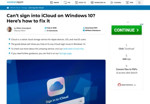 
                            12. If you need help signing in to iCloud on your Windows 10 PC (or ...
