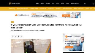 
                            10. If you're using a D-Link DIR-850L router for UniFi, here's ...
