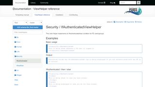 
                            1. IfAuthenticated - Fluid Powered TYPO3: ViewHelper reference