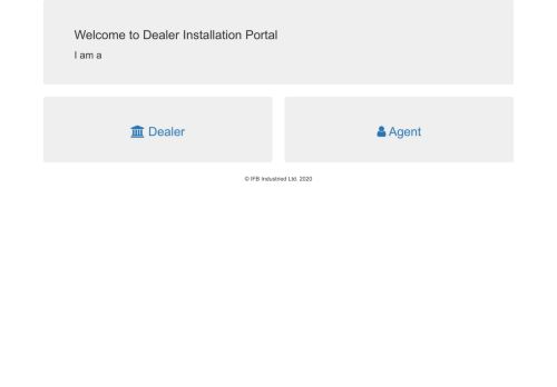 
                            10. IFB Dealer Installation Portal