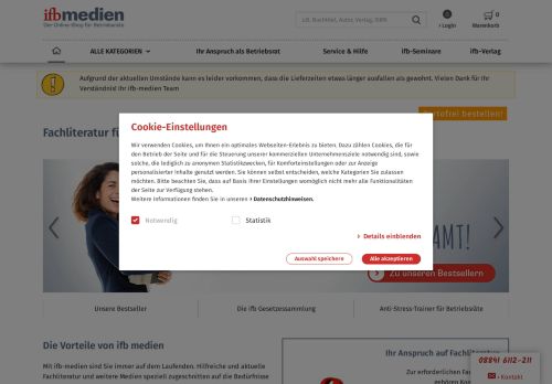 
                            9. ifb medien - Der Online Shop für Betriebsräte | Bücher, Zeitschriften ...