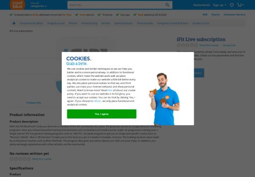 
                            13. iFit Live subscription - Before 23:59, delivered tomorrow - Coolblue