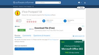 
                            6. iFlow Postpaid 1.0 Download - iFlowScan Postpaid 1.0.exe