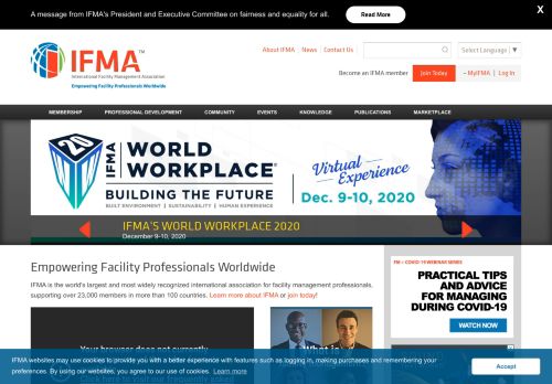 
                            13. IFMA - International Facility Management Association - Professional ...