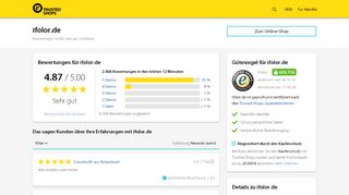 
                            13. ifolor.de Bewertungen & Erfahrungen | Trusted Shops