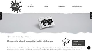 
                            13. iFrames in eine Joomla Webseite einbauen - sketch.media