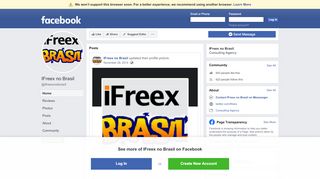 
                            2. IFreex no Brasil - Home | Facebook