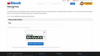 
                            3. iFriends - Find Login Form