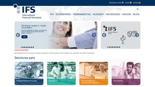 
                            3. IFS Database - Login Area Announcement - IFS Certification