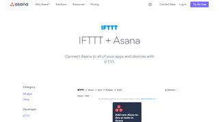 
                            12. IFTTT + Asana integration: connect Asana to all your apps · Asana