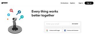 
                            7. IFTTT helps your apps and devices work together