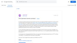 
                            11. ifttt siemens home connect - Google Assistant Help - Google Support