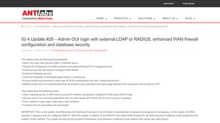 
                            11. IG 4 Update #28 - Admin GUI login with external LDAP or RADIUS ...
