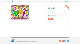 
                            2. IG Mail - O e-mail do iG - iG Login