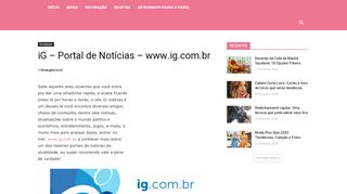 
                            10. iG – Portal de Notícias – www.ig.com.br | Toda Atual