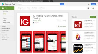 
                            3. IG Trading - CFDs, Shares, Forex Trading - Apps on Google Play