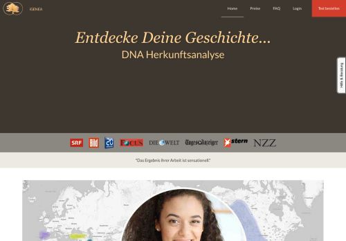 
                            4. iGENEA: Genealogie und Ahnenforschung per DNA