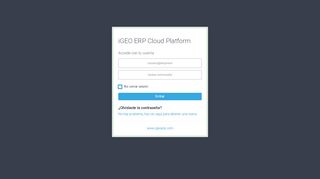 
                            1. iGEO ERP Cloud Platform