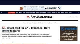 
                            8. IGL smart card for CNG launched: Here are its features | Cities News ...