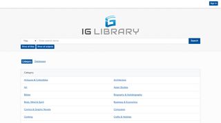 
                            8. iGLibrary - IG Publishing