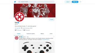 
                            10. IGN (@IGN) | Twitter