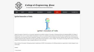 
                            12. Ignited Innovators of India | College of Engineering, Pune - CoEP