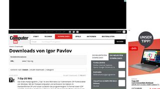 
                            10. Igor Pavlov - Downloads und Programme - COMPUTER BILD