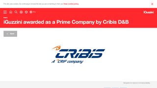 
                            11. iGuzzini awarded as a Prime Company by Cribis D&B