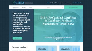 
                            12. IHEA | Institute of Healthcare Engineering, Australia