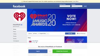 
                            3. iHeartRadio - Home | Facebook