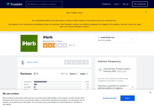 
                            5. iHerb Reviews | Read Customer Service Reviews of www.iherb.com