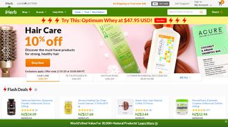 
                            3. iHerb.com - Vitamins, Supplements & Natural Health Products