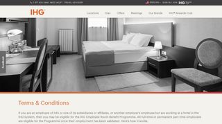 
                            12. IHG Employee Room Benefit Programme | Terms and Conditions | IHG