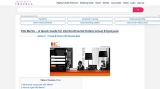 
                            8. IHG Merlin - A Quick Guide for employees - Mighty Travels