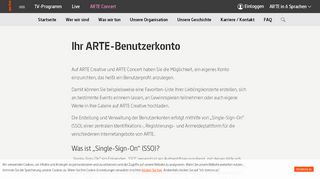 
                            4. Ihr ARTE-Benutzerkonto - ARTE Entreprise - ARTE.tv