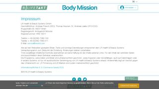 
                            3. Ihr Body Mission Login