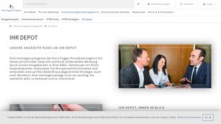 
                            5. Ihr Depot - Online Depotentwicklung | Fürst Fugger Privatbank