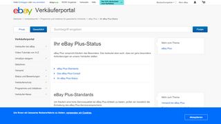 
                            4. Ihr eBay Plus-Status | eBay Verkäuferportal