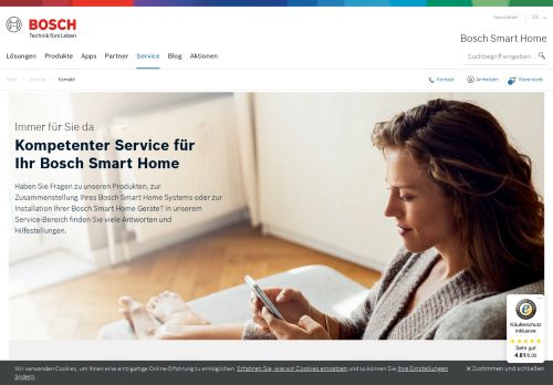 
                            5. Ihr Kontakt zu uns | Bosch Smart Home