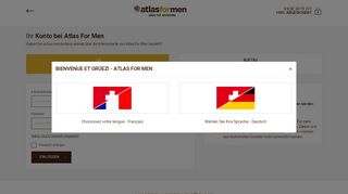 
                            2. Ihr Konto bei Atlas For Men