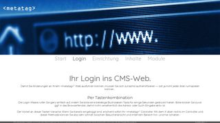 
                            4. Ihr Login ins CMS-Web. - CMS Homepage erstellen | Login