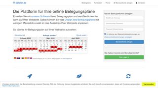 
                            9. Ihr online Belegungskalender - Belegungsplan erstellen ...