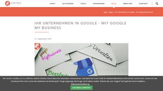 
                            10. Ihr Unternehmen in Google - mit Google My Business - KONTOR4