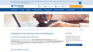 
                            8. Ihr Volksbank-Unternehmerkonto mit Mehrwert | Volksbank Vorarlberg