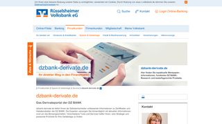 
                            13. Ihre Bank in Rüsselsheim und Umgebung DZ BANK Derivate ...